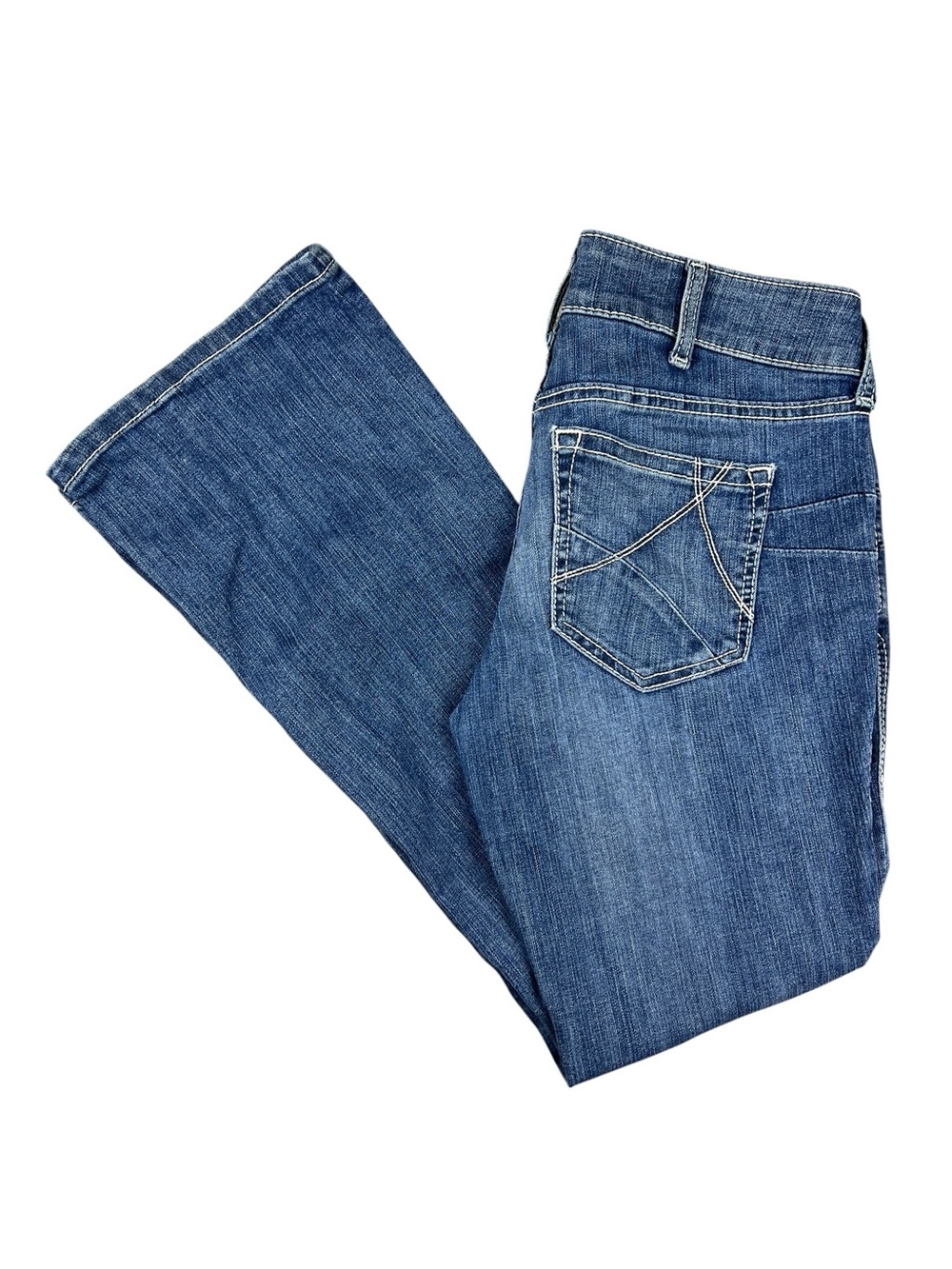 Ariat Jeans Women 29s Low Rise Boot Denim Western Cowgirl‎ Stretch MX08F18TR